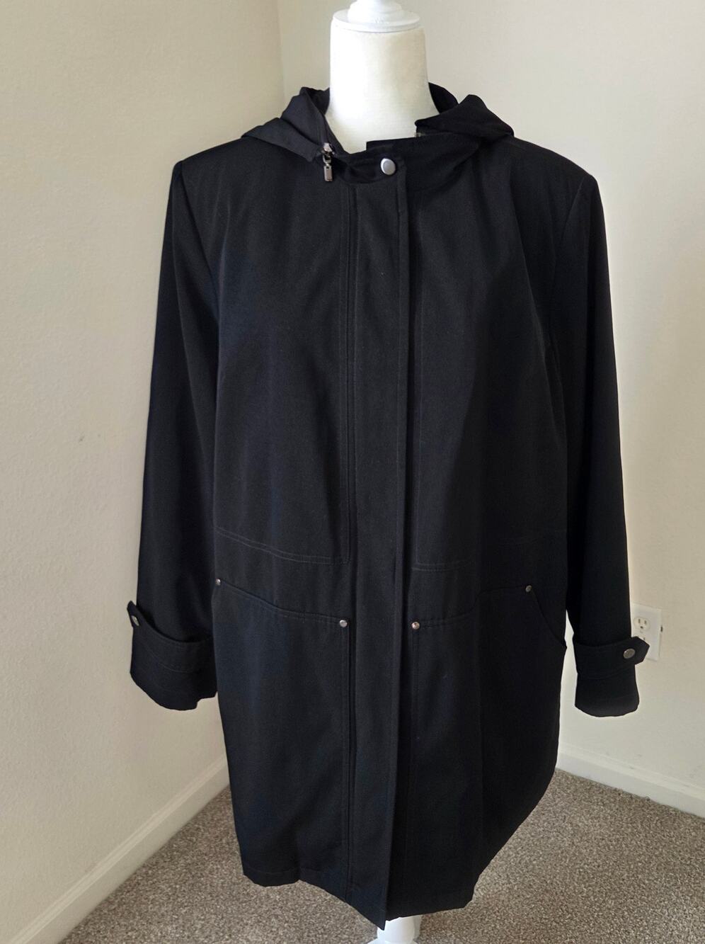 Classic Elements Woman Hooded Jacket Size 1X